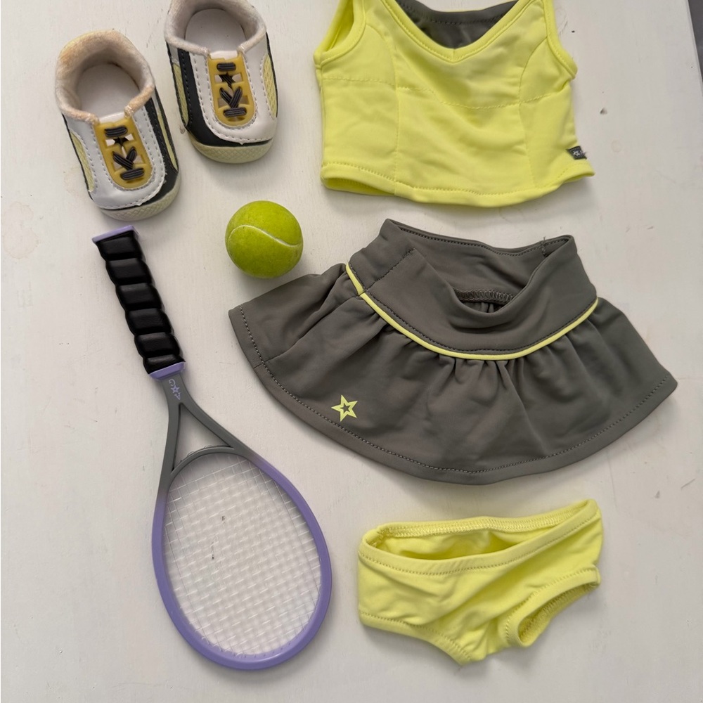 American Girl Neon Yellow Doll Swim Bottoms